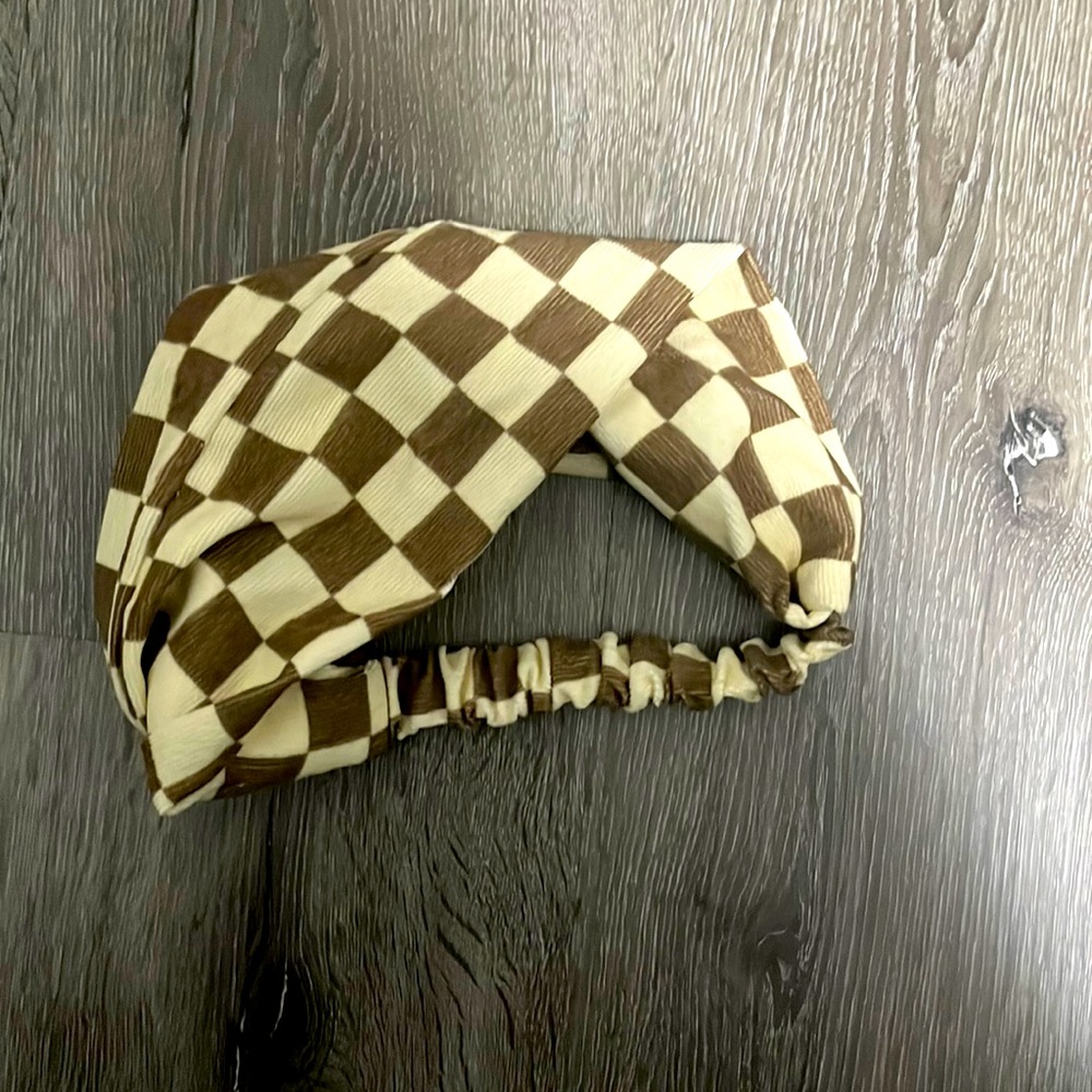 FREE with Purchase - checkered headband